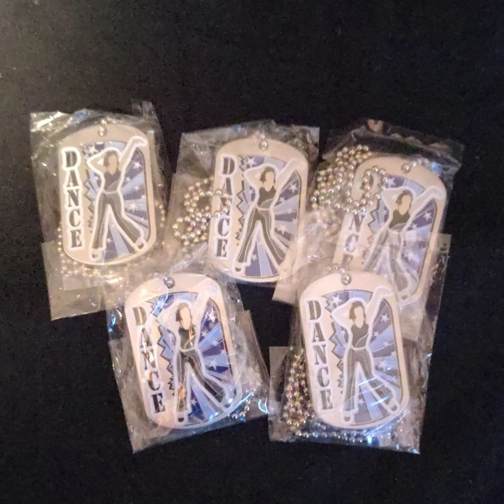 Bundle of 5 Crown Awards Dance Dog Tag Medals